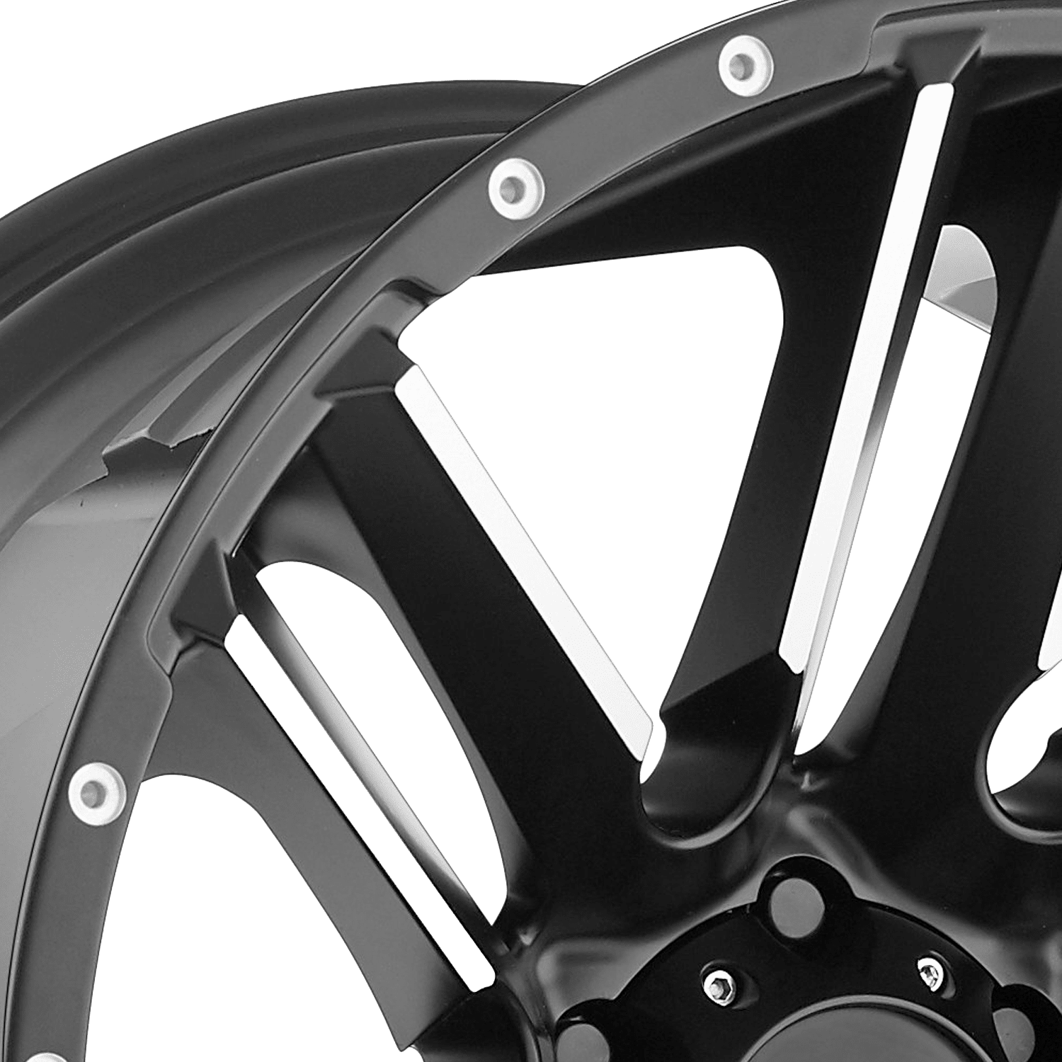 MOTO METALĀ® - MO978 RAZOR Satin Black with Machined Spokes - Image 2